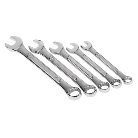 Performance Tool SAE Combination Wrench Set 5 pc W15P